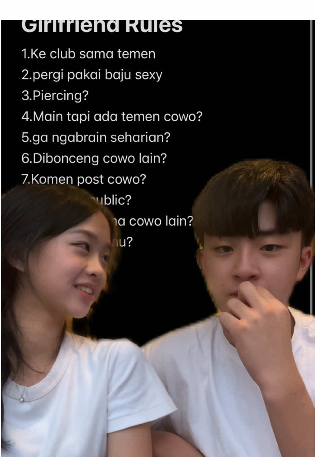memet kenapa gigit kuku mulu sih😭😭 menurut kalian dia lulus ga? #gwenmemet #couple