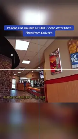 19-Year-Old Causes a HUGE Scene After She's Fired From Culver's #cops #copsoftiktok 