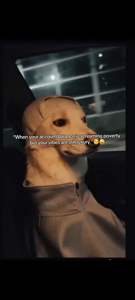 “When your account balance is screaming poverty but your vibes are still luxury.” #FYP #funny #relatable 