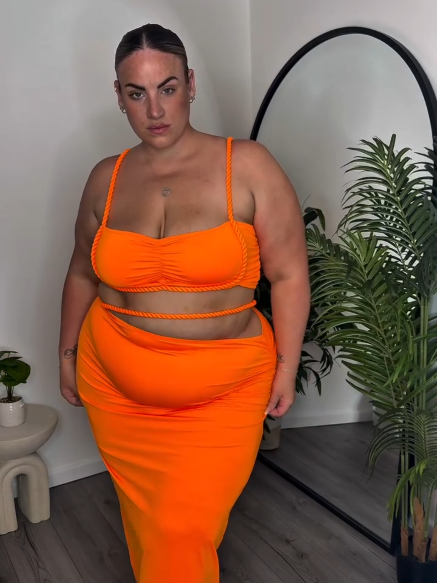 Bold in orange🧡#micasofficial#matchingfit#OOTD#fallstyle
