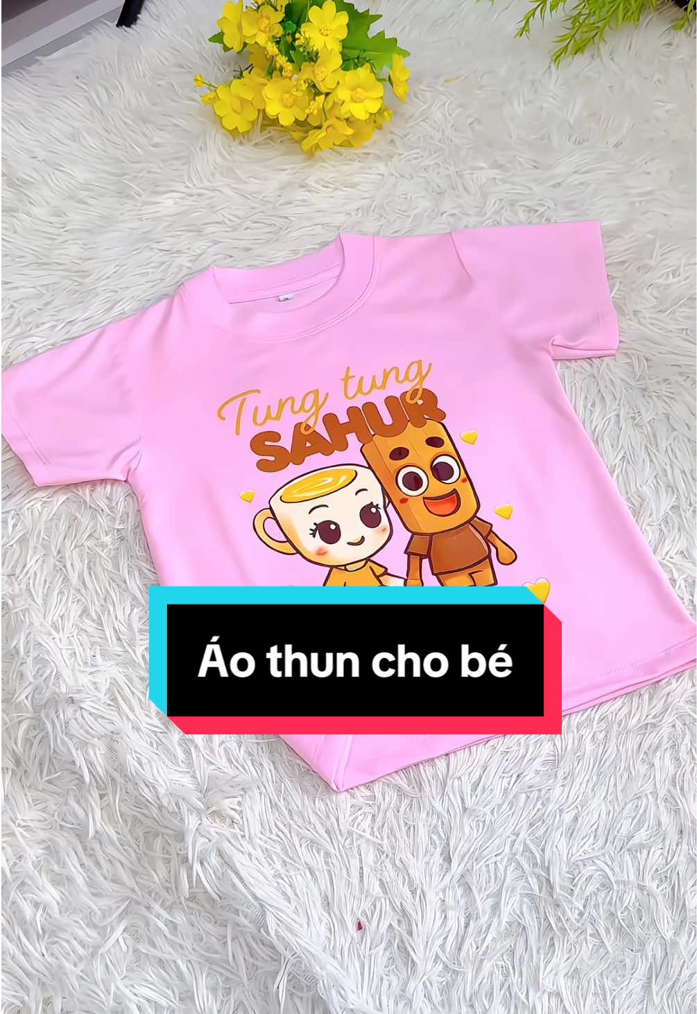 Áo thun Tungtungtung Sahur cho bé #xuhuong #aothun #aothunchobe #aothuntungtungtungsahur #aothunbegai 