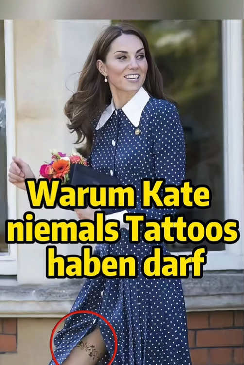 Warum Kate niemals Tattoos haben darf#katemiddleton #royalfamily 