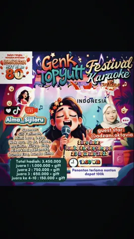 Halowwww makhluk bumi... Siapa nih jagoan kalian yang bakal menang Juara 1 di malam hari ini?? Coba komen di bawah yaaa #festivalkaroke #topyutt #fyppppppppppppppppppppp pp #almasijiloru