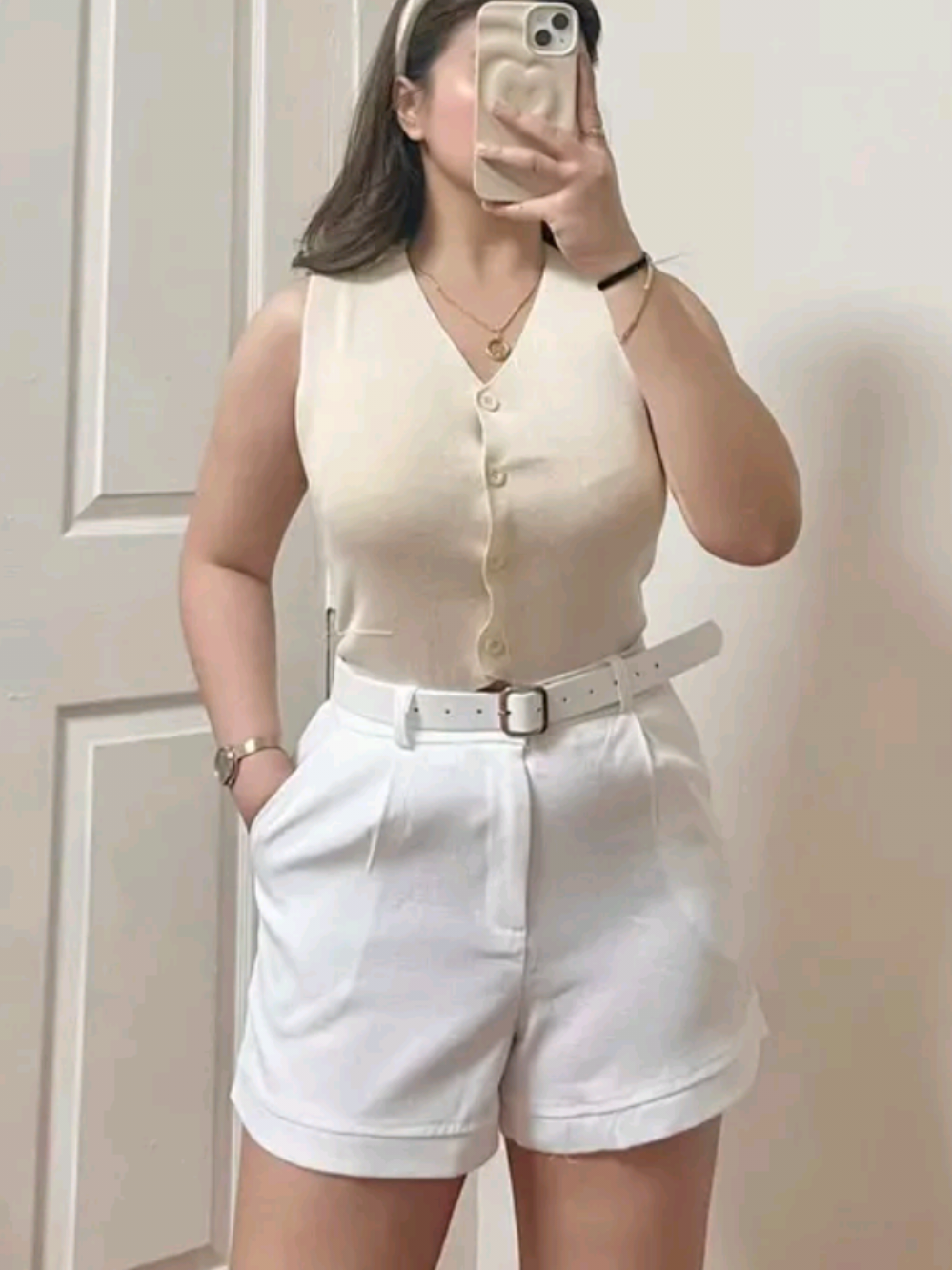 Plain trouser short for women #plaintrousershorts #trousershort #trousershortsforwomen #trousershorthighwaist 