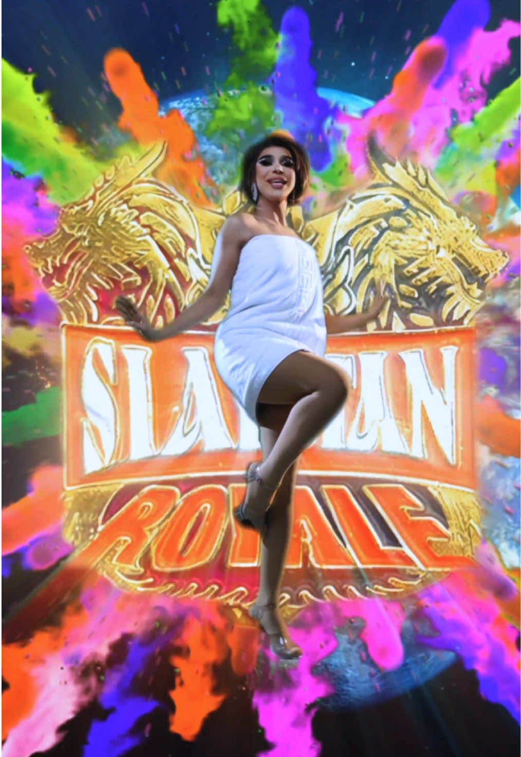 Beauty never gonna fade away! Tamaaaa? Here's my winning Girl Group verse mga misis. Ang may bonggang bonggang cover ay may libreng isang tilapia char Video: @astridstudiosph @iamjamieastrid Girl Group Outfit: @swaynofficial Hair: @deluxewigsph @dragraceph: Slaysian Royale streaming exclusively on @wowpresentsplus worldwide.  #MisisIt #TeamViñas #SlaysianRoyale