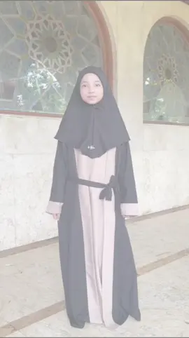 gamis abaya anak simple elegan#abayafashion #abayaanak #jubahcewe #gamis #CapCut 