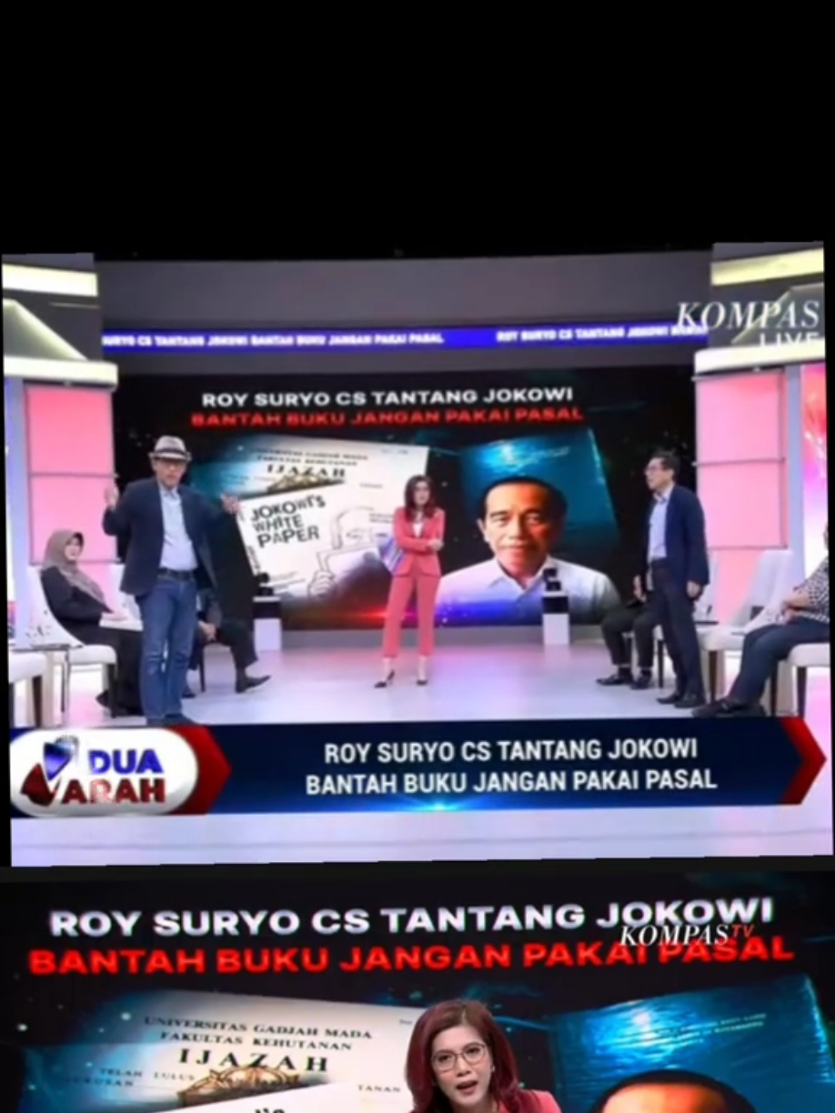 Part4 -Roy suryo cs tantang jokowi bantah buku jangan pakai pasal