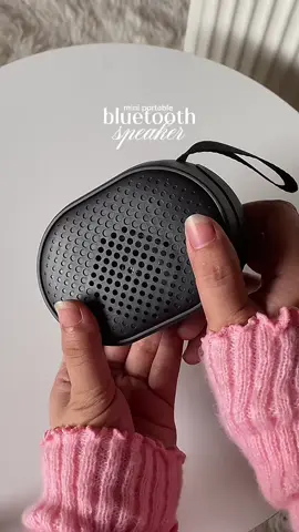 mini bluetooth speaker!!🫶🏻 #bluetoothspeaker #speaker #portablespeaker 