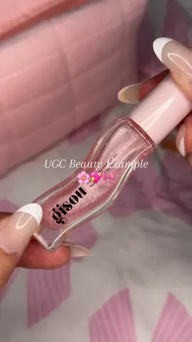 UGC beauty example using @Gisou honey lip oil💖 #ugc #ugcvideo #ugcbeauty #ugccreator #fyp 