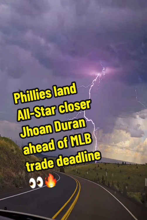 Phillies land All-Star closer Jhoan Duran ahead of MLB trade deadline 👀🔥#Jho#JhoanDuranB#MLBTradeDeadlinei#Philliess#BaseballUpdatesortsnews