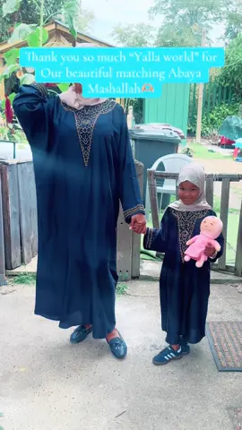 I just want to say a huge thank you to Yalla World for the most beautiful gift 💙 They surprised me and my daughter Cheri with matching blue abayas, and honestly, we are in love! The fabric feels so soft and elegant, the stitching is flawless, and the shade of blue is absolutely stunning it’s the kind of outfit that makes you feel both graceful and confident. What touched me the most was how thoughtful this gift was. Wearing a matching abaya with Cheri isn’t just about clothing, it’s about creating memories together, feeling connected, and celebrating modesty in such a stylish way. Everywhere we went, people couldn’t stop complimenting us! @YALLAWORLD #abaya #hijabi #modestfashion #motheranddaughter #cheri #cheriann #islam #muslim #christianity #fyp 