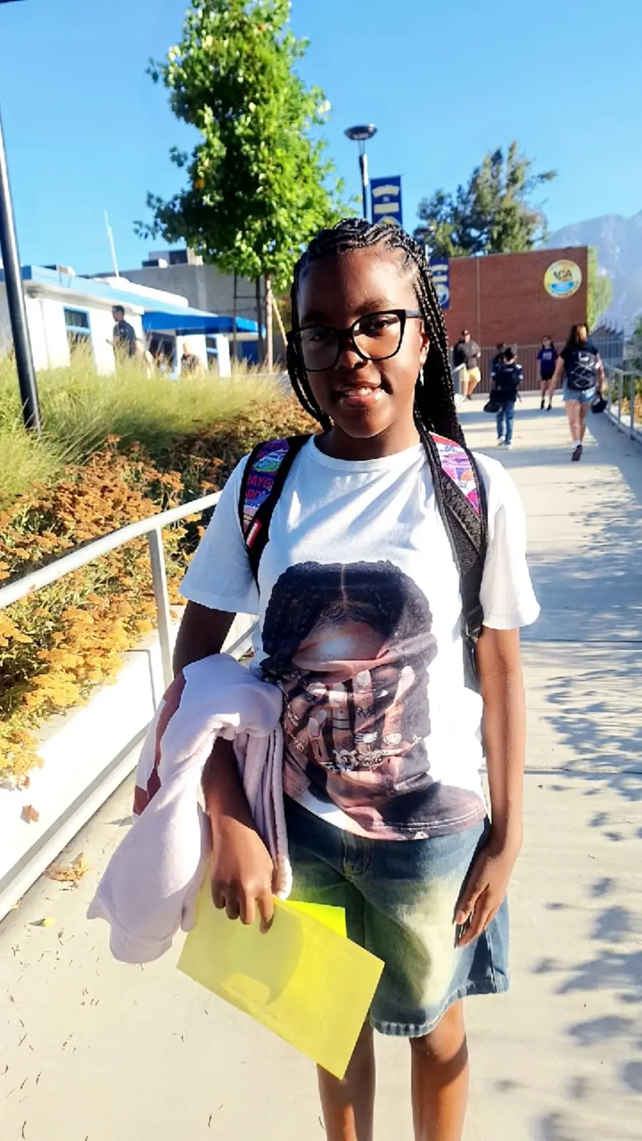fyp#Late post Demari first of 7th grade hope this year is Awesome for u kiddo Daddy love u❤️