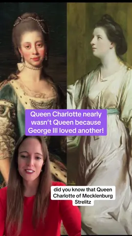 Did you know that Queen Charlotte might not have been Queen of England because George III was in love with Lady Sarah Lennox! #queencharlotte #georgeiii #history #royalhistory #historywithamy 