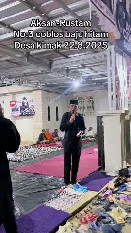#calonbupati kab bangka Aksan-Rustam No.3 coblos baju hitam