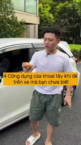 4 công dụng của khoai tây khi để trên xe, đặc biệt cái thứ 4 nhiều xế lâu năm chưa chắc đã biết. #laixeantoan  #kienthucxehoi  #xehoi 