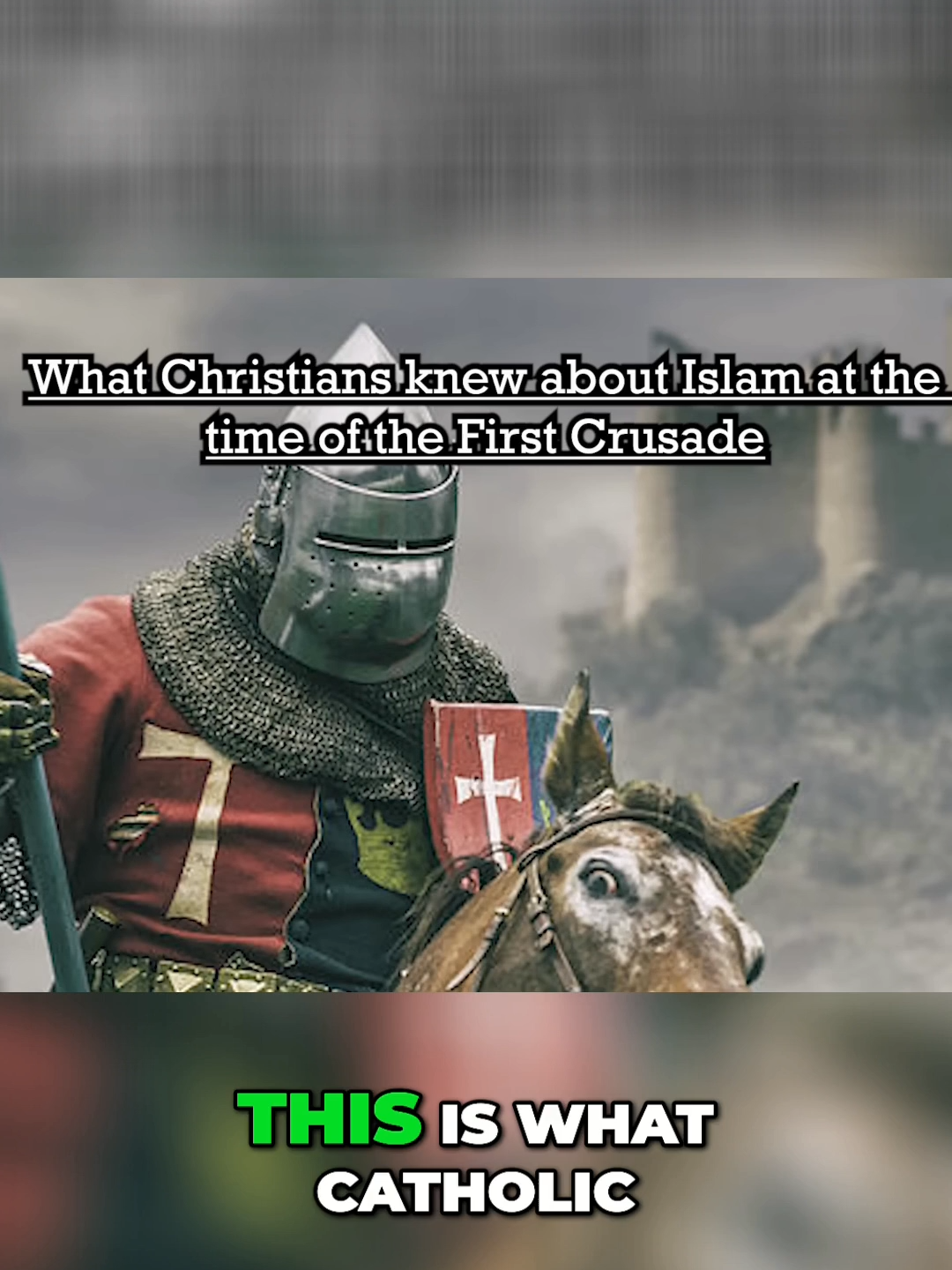 On the Eve of the Crusades, Europe Woke Up ⚔️📜 #historytok #History #crusaders #Knightstemplar #Militaryhistory #historyshorts