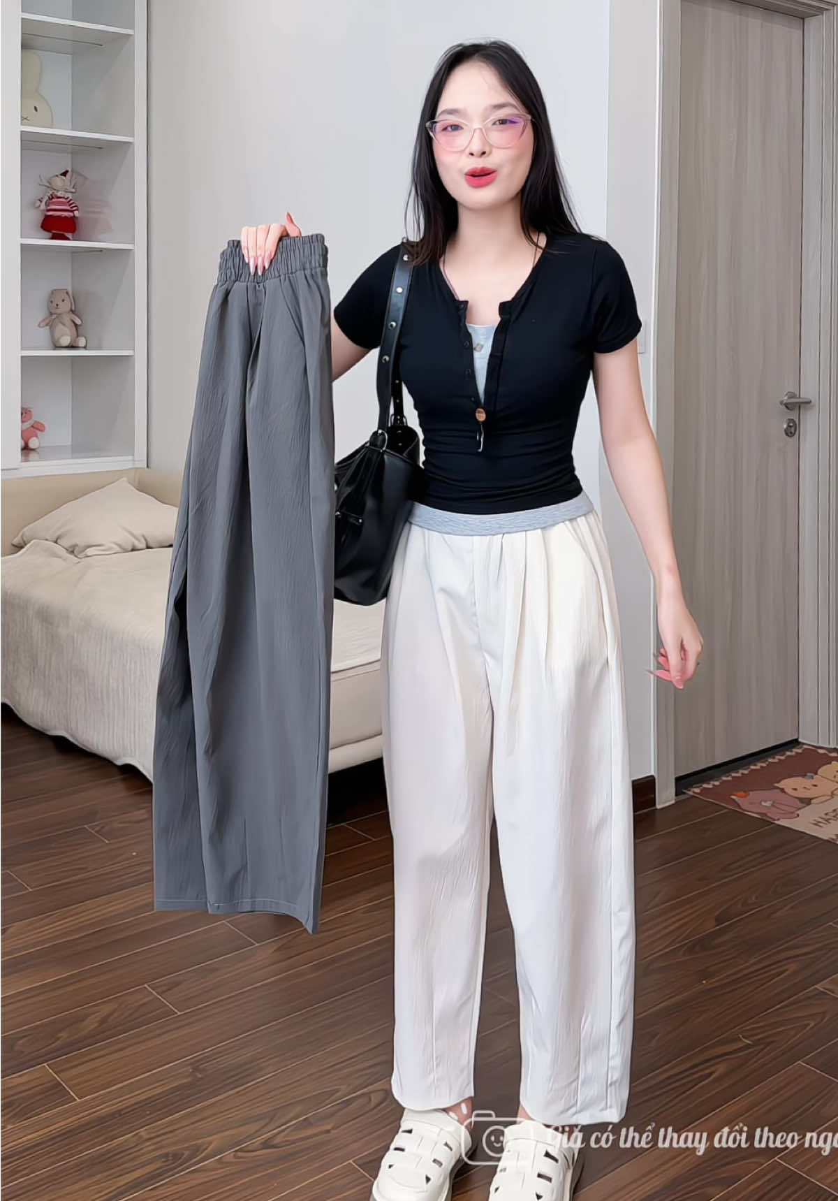 Combo quần baggy giá hời #hiennguyen666666 #thoitrangnu #quanbaggy #quanongrong #quandainu 
