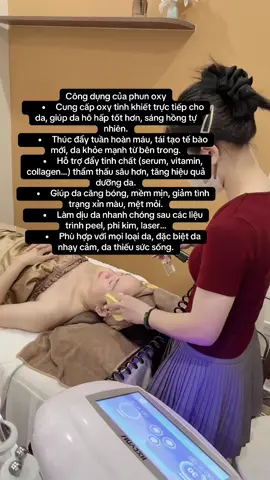 👉 Hiểu đơn giản, phun oxy như “nạp năng lượng” cho làn da, giúp da luôn tươi mới, khỏe khoắn.#onlyspa #laymunchuanykhoa #chamsocdamun #duocmypham #chamsocdamun 