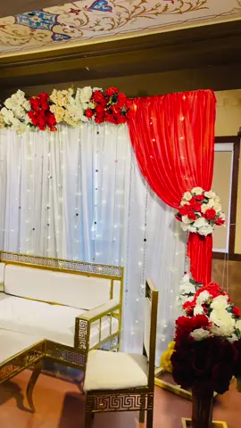 Nikkah Event Setup ❤️ 📍 Tandoori Restaurant Faisal Town 
