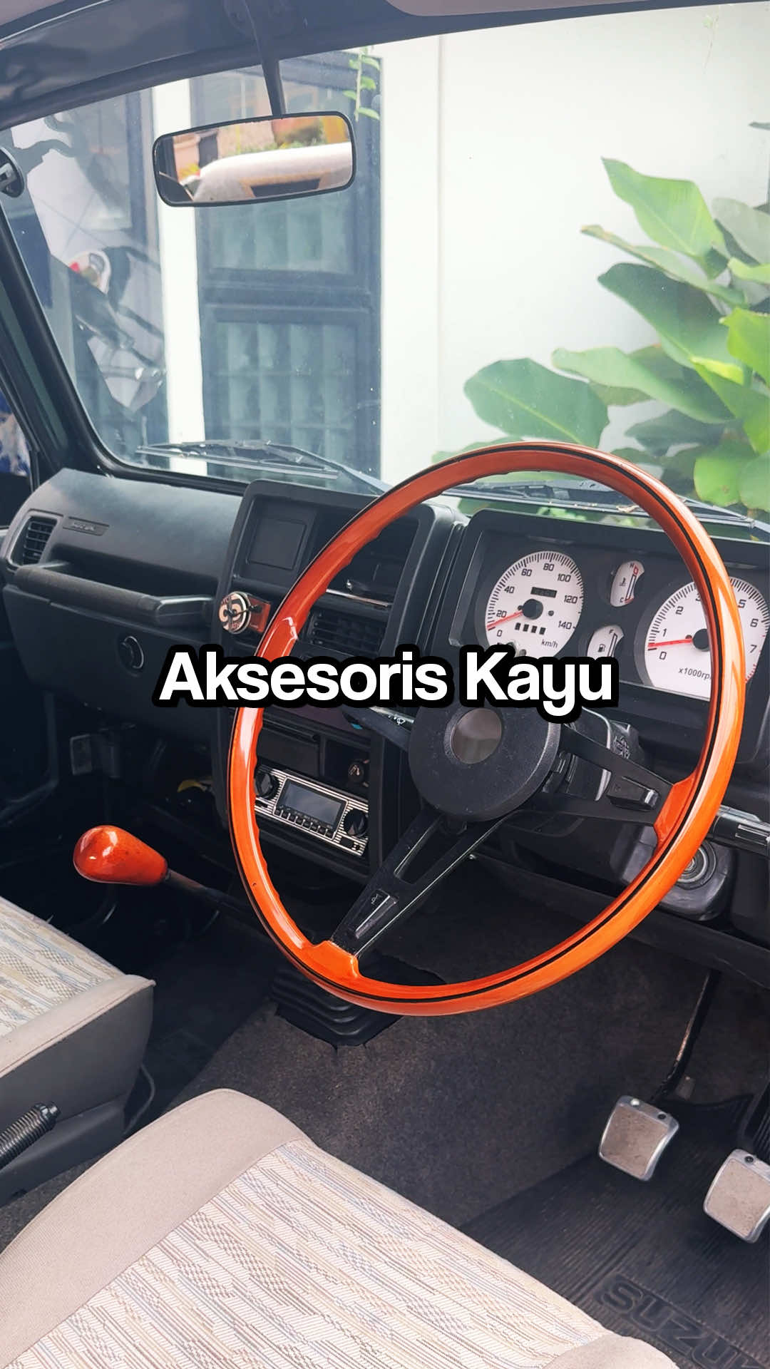 Sedikit sentuhan kayu, langsung beda vibesnya🪵✌️ #Suzuki  #Jimny #Katana 