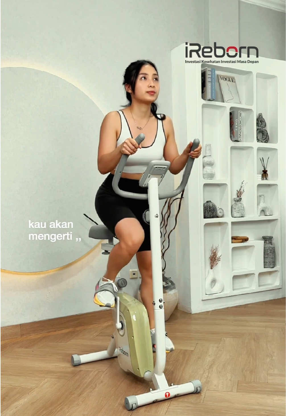 Iya dong gak ada beban, makanya aku milih workout di rumah 😉  #ireborn #irebornsemarang #investasikesehataninvestasimasadepan #homegym #workout 