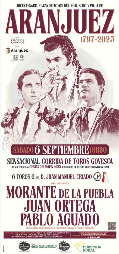 Cartel fiestas del motín 2025 6 de septiembre