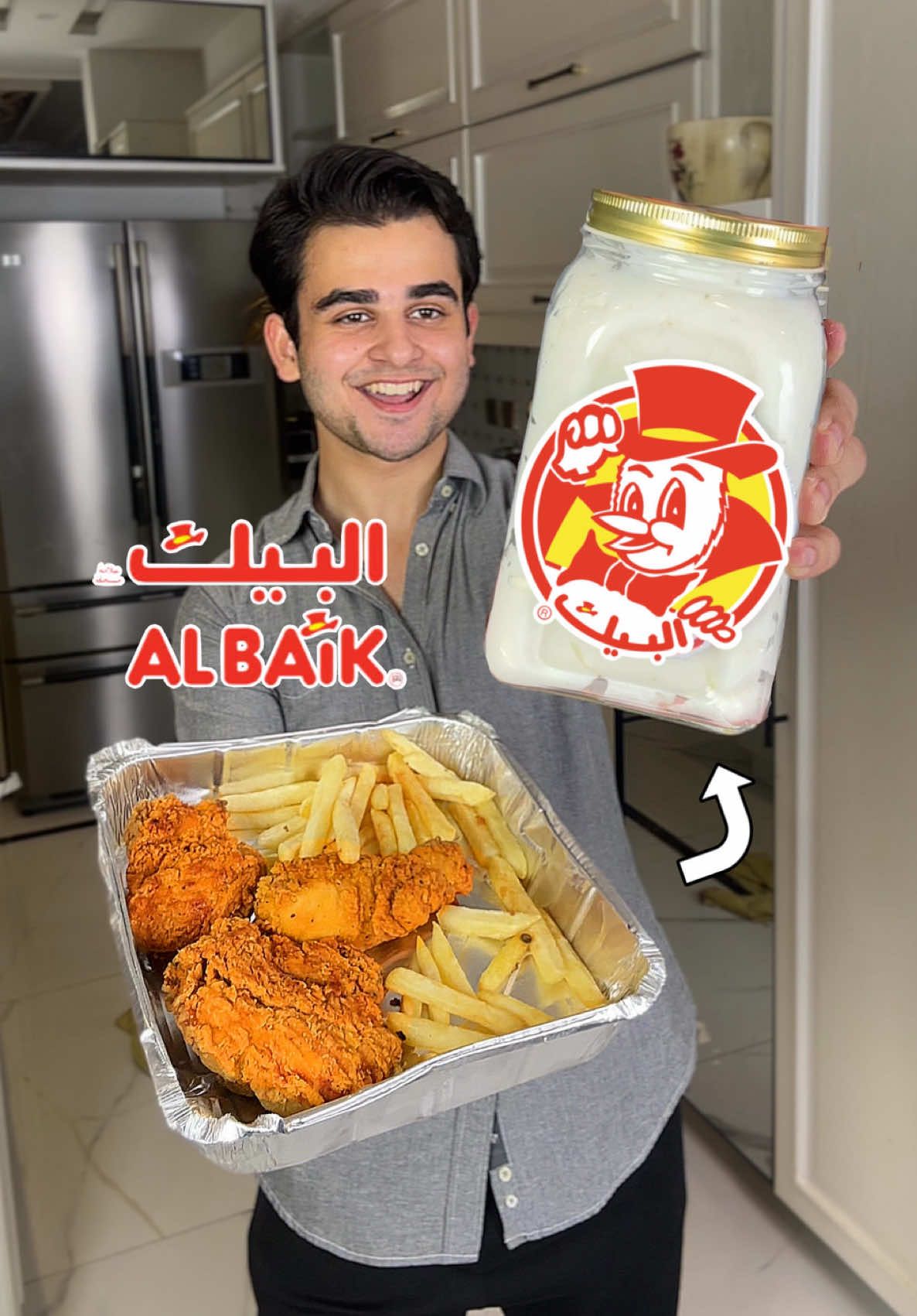 Albaik Style Garlic Sauce! 🤤🧄🫙 After my albaik fried chicken / spicy injected broast recipe, you guys asked for my garlic sauce recipe as well! So here u go 🤍 Recipe Ingredients: Cornflour 1/3cup Water 1 cup (Use about half the mixture)  Blend with Cold water 3/4cup Garlic cloves 9-10  Salt to taste Neutral Oil 1cup Lemon Juice 1 tbsp  Recipe adapted from Kun Foods 🤍  . . . . #albaik #FoodTok #garlicsauce #friedchicken #pakistan albaik, albaik garlic sauce recipe, albaik toum, how to make albaik garlic sauce, garlic mayo mayonnaise, albaik fried chicken recipe, how to make albaik chicken, albaik style fried chicken, crispy fried chicken recipe, easy recipes, chicken nuggets, shawarma, white sauce 