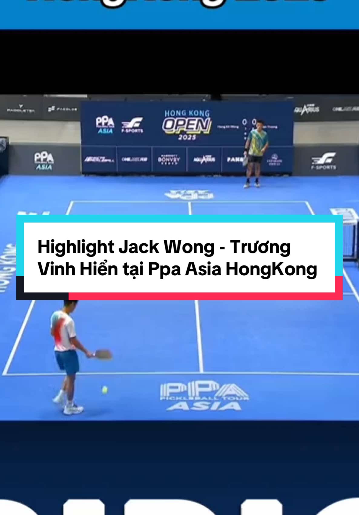 Đáng tiếc cho Vinh Hiển khi không thể vượt qua được ứng cử viên số 1 Jack Wong với tỉ số 2-0 :( #pickleball #pickleballvietnam #viralvideo #ppatourasia #jackwong #truongvinhhien #sypik 