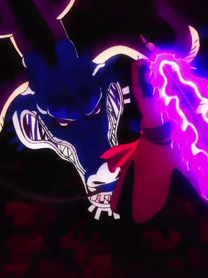 Zoro vs Kaido 🔥💀 #zoro #onepiece #kaido #kyutoryu #ashurabakkei 