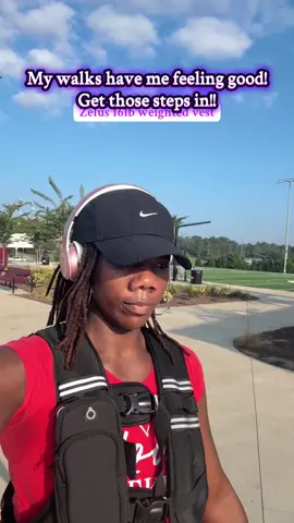 My walks have me feeling so good! Especially since I started wearing this 16lb @ZELUS Fitness weightedvest! ✨I track my steps with my iPhone and Apple Watch !! What about you??✨ #walking #zeluswithu #zelusfitness #applefitness #applewatch 