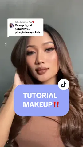 Membalas @Ayu❤️  Auto acc mamah mertua  #tutorialmakeup #tanskin #highvisualweight #brownmakeup 