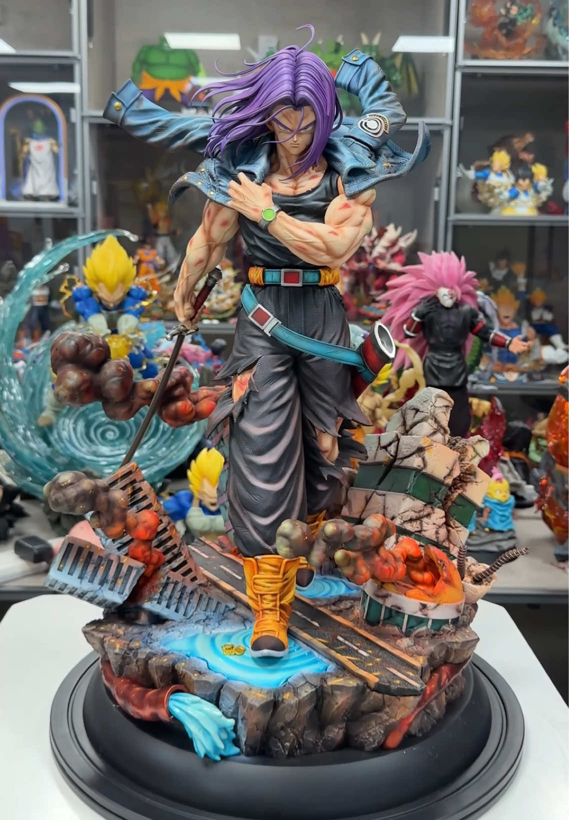 Future trunks is looks nice!#dbz #dragonball #trunks #goku #anime 