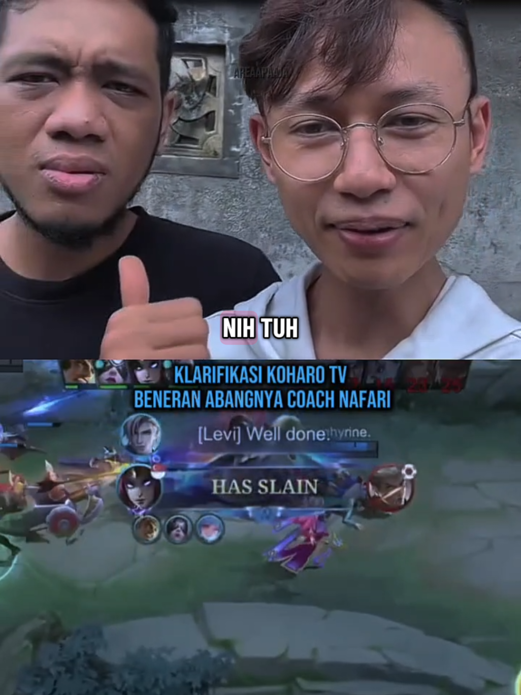 Coach Nafari Keturunan Cina🗿#MerdekaMabar #MobileLegendsBangBang #MLBB #coachnafari #koharotv 