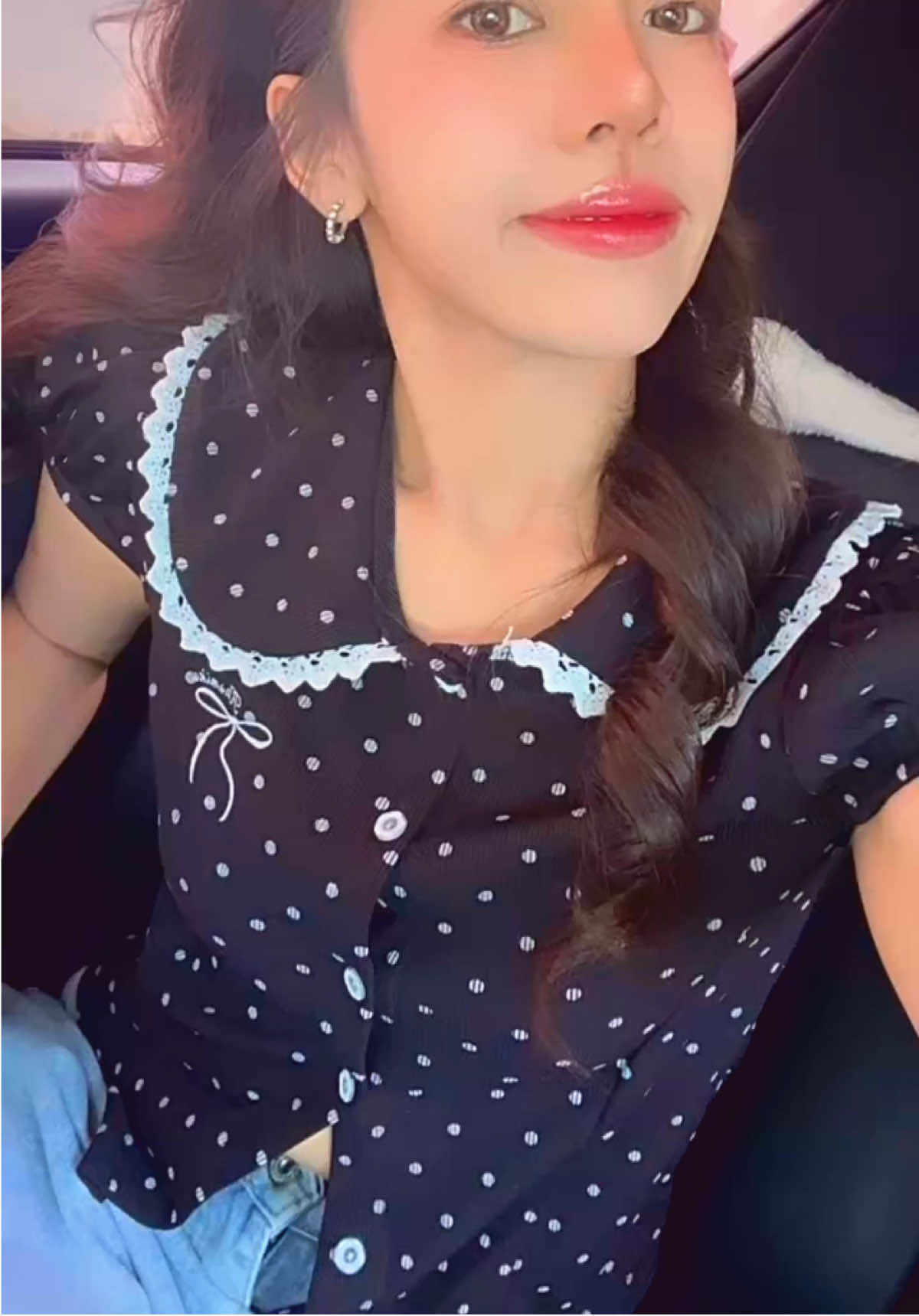 #เสื้อผ้าแฟชั่น #เสื้อpolkadot #polkadot #เสื้อลายจุด #เสื้อน่ารักๆ 