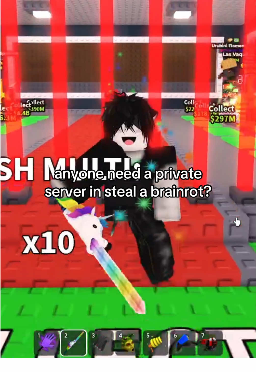 steal a brainrot private server #stealabrainrot #sab #roblox 