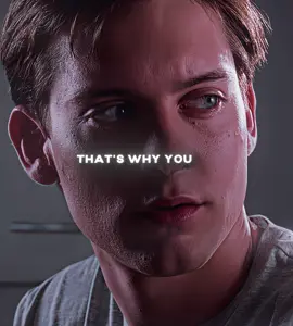 “Maybe you’re not supposed to be Spider-Man climbing those walls. That’s why you keep falling.”| #spiderman #tobeymaguire #edit #fyp #viralvideos 