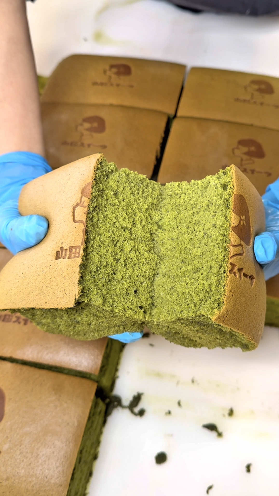 ふわしゅわとろ〜り濃厚抹茶カステラ🍵 朝採れの新鮮な卵に香り高い八女産の新茶 そして濃厚な抹茶の旨みを引き出す特製生地 そこにふんわり立てたメレンゲをたっぷり混ぜ込み、 じっくり丁寧に焼き上げられたカステラは 手に取るとほろっと崩れてしまうほど繊細な柔らかさ🤤 ひと口食べれば、ふわっと軽い口どけとともに 抹茶の深いコクと豊かな香りが口いっぱいに広がり、 「シュワッ」と溶けていく極上の食感😍 甘さ控えめで上品な後味だから、 最後のひと口まで飽きずに楽しめる抹茶好き必見の一品🥰 めっちゃおすすめ💖 📍福岡・久留米 『山田スイーツ』 上級八女抹茶 1200円 #福岡グルメ #福岡カフェ #抹茶 #japanesefood #tiktokfood 