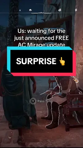 Surprise Assassins 🙌 #AssassinsCreedMirage is getting a new story chapter & missions set in 9th century AlUla, new location and gameplay improvements all for FREE later this year! 😱 #assassinscreed #ACMirage #basim #gameupdate 