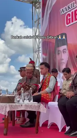 Mimpi apa bisa liat Wapres langsung🥹 #gibran #gibranrakabuming #wapresgibran #dayakkalimantan #dayak 