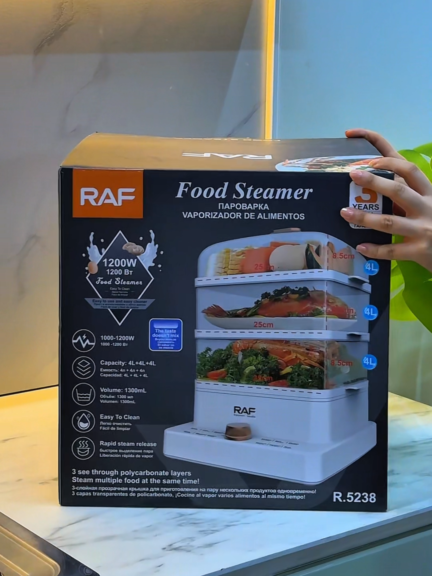 ✨ صحي و سريع 🌱 مع Cuiseur Vapeur RAF 🔥 تطيب بالبخار 🌫️ … تحافظ على الذوق 💯 🍗🥦🐟 كلشي يجيك بنين و صحي 👌 📍 متوفر حصريا عند Guirat #healthyfood #cuiseurvapeur #garantie #livraisondomicile #fypシ