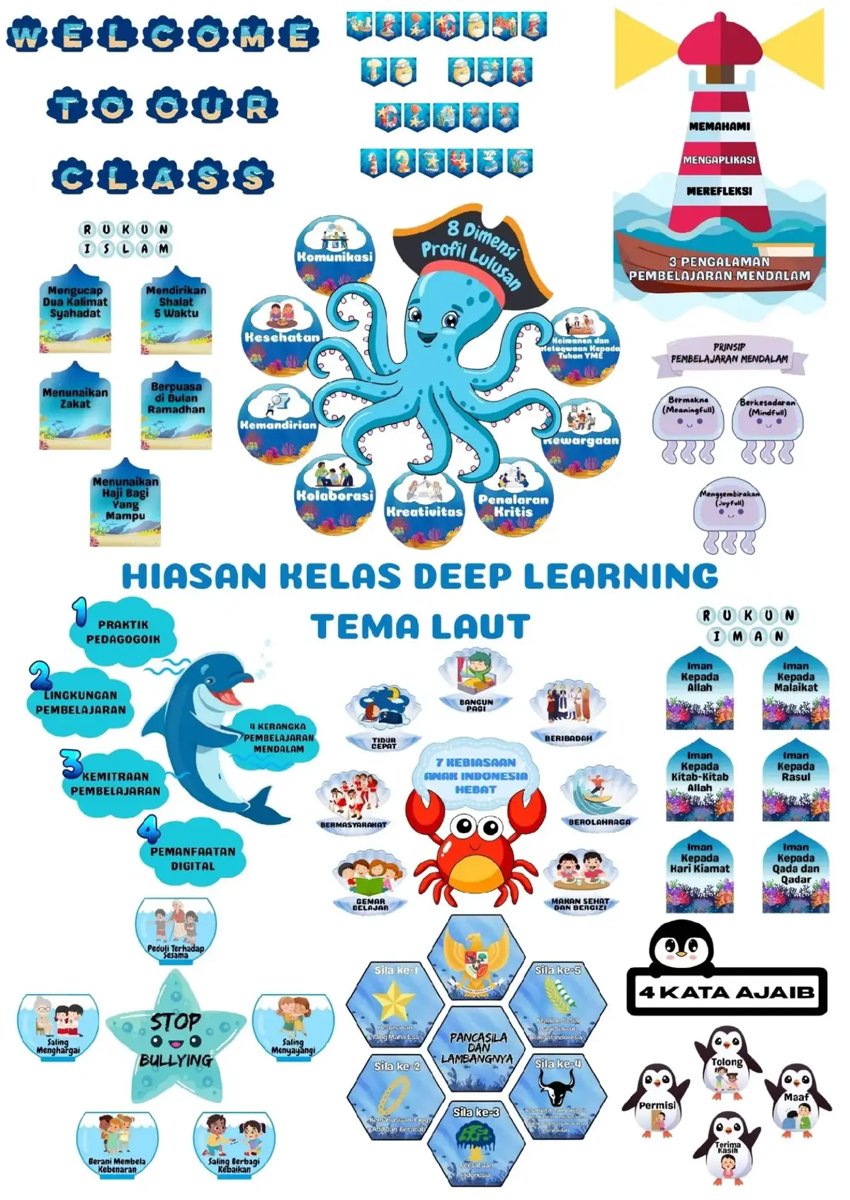 cek link di bio utuk mendownload filenya. #hiasankelas #hiasankelastemalaut #hiasankelasdeeplearning #hiasankelassd #hiasankelaswarnabiru 