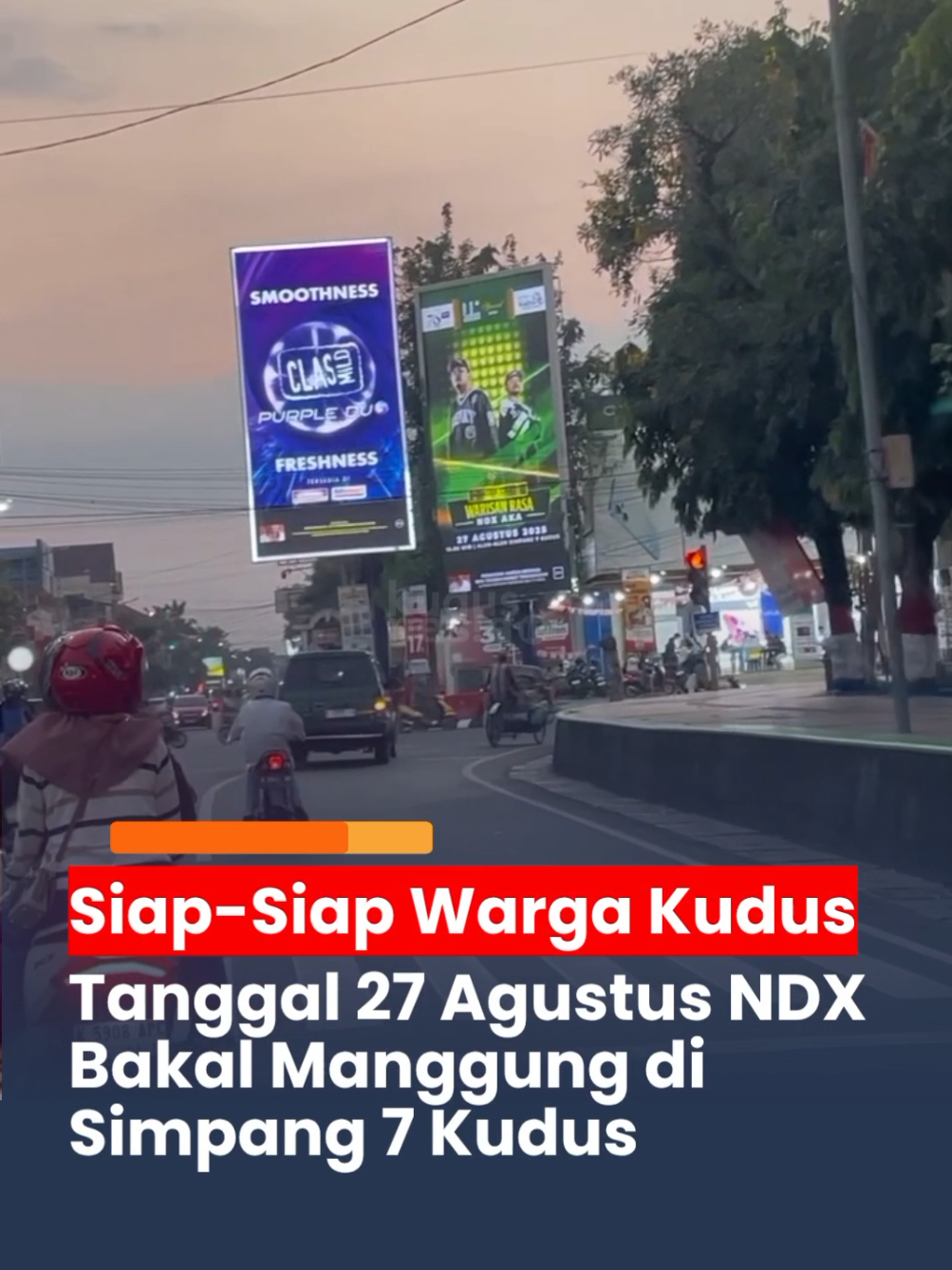 tanggal 27 Agustus  Catat tanggalnya! #viraltiktok #kudusnesia #viral #ndx #konser 