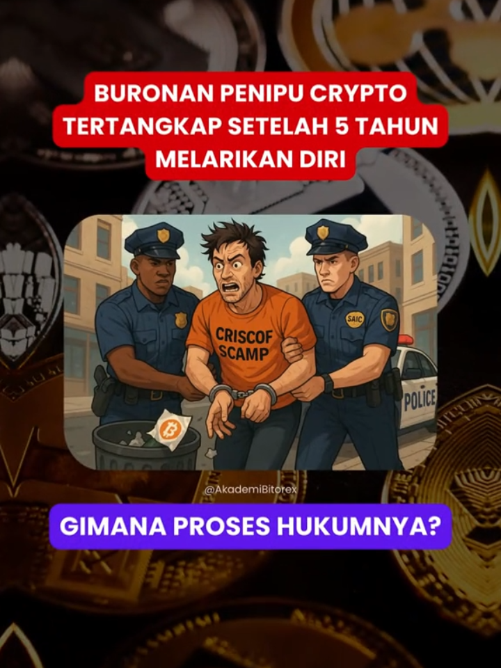 🚨 Buronan Penipu Kripto Tertangkap Gara-gara Buang Sampah Sembarangan! 😱💥 Ini bukan cerita biasa! Seorang penipu kripto yang sudah buron selama 5 TAHUN, dengan 1.300 korban, berhasil MELARIKAN diri dengan uang 208,2 MILIAR RUPIAH! 💸💸 Tapi, tak disangka, pelariannya berakhir hanya karena sebuah kesalahan KECIL: membuang puntung rokok sembarangan! 🚬 Kepolisian Korea Selatan, yang awalnya hanya menindak pelanggaran kecil, TERTANGKAPKAN seorang penipu yang menyembunyikan wajahnya selama bertahun-tahun.  Tapi bukannya menyerah, pria ini malah mencoba MELARIKAN diri dan menyuap polisi untuk dilepaskan! 😡🤦‍♂️ Penangkapan ini MENGUNGKAPKAN lebih banyak lagi: dunia kripto yang makin berbahaya, dengan scam yang terus merajalela dan membuat kerugian TAK TERHITUNG! 🌍💻 Bagaimana jika Anda salah satu korban berikutnya? Jangan biarkan pelajaran ini terlambat! Klik link untuk tahu lebih dalam. 🔐🔥 ‼️Disclaimer : Postingan ini hanya bertujuan untuk edukasi, Bukan ajakan membeli atau menjual asset __________ #cryptocurrency #crypto #kripto #blockchain #cryptotrading #cryptoinvestment #cryptoscam #penipu #kejahatancrypto #seoul #fyp #Fyp #viral #AkademiBitorex #AkademiBitorex_Ltd
