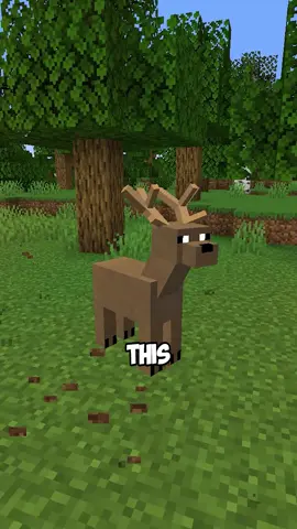 this is not a normal deer  #Minecraft #minecrafthorror #minecraftmods  Youtube: Pandeh