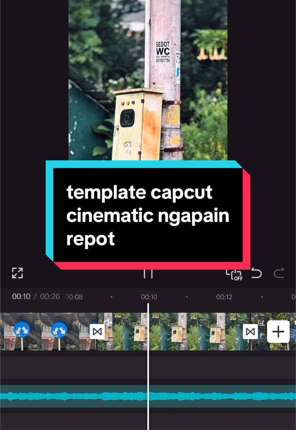 #CapCut bahan cinematicmu #templatecapcut #gondrekaja 