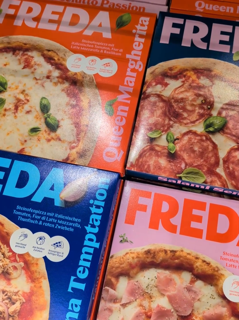 FREDA: 6 × Pizza aus dem Supermarkt im großen XXL Test 🍕 #fredapizza #kaufland #pizza #food #foodtest 