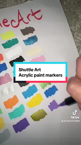 🎨 Unleash your creativity with the Shuttle Art 36 Count Acrylic Paint Markers! Perfect for rock painting, glass, canvas, wood & more. Endless colors = endless ideas ✨ #ArtTok #ShuttleArt #AcrylicMarkers #DIYProjects #CraftTok #PaintingIdeas #ArtSupplies #CreativeOutlet #RockPainting #ArtistTools #MarkerArt @Shuttle Art 