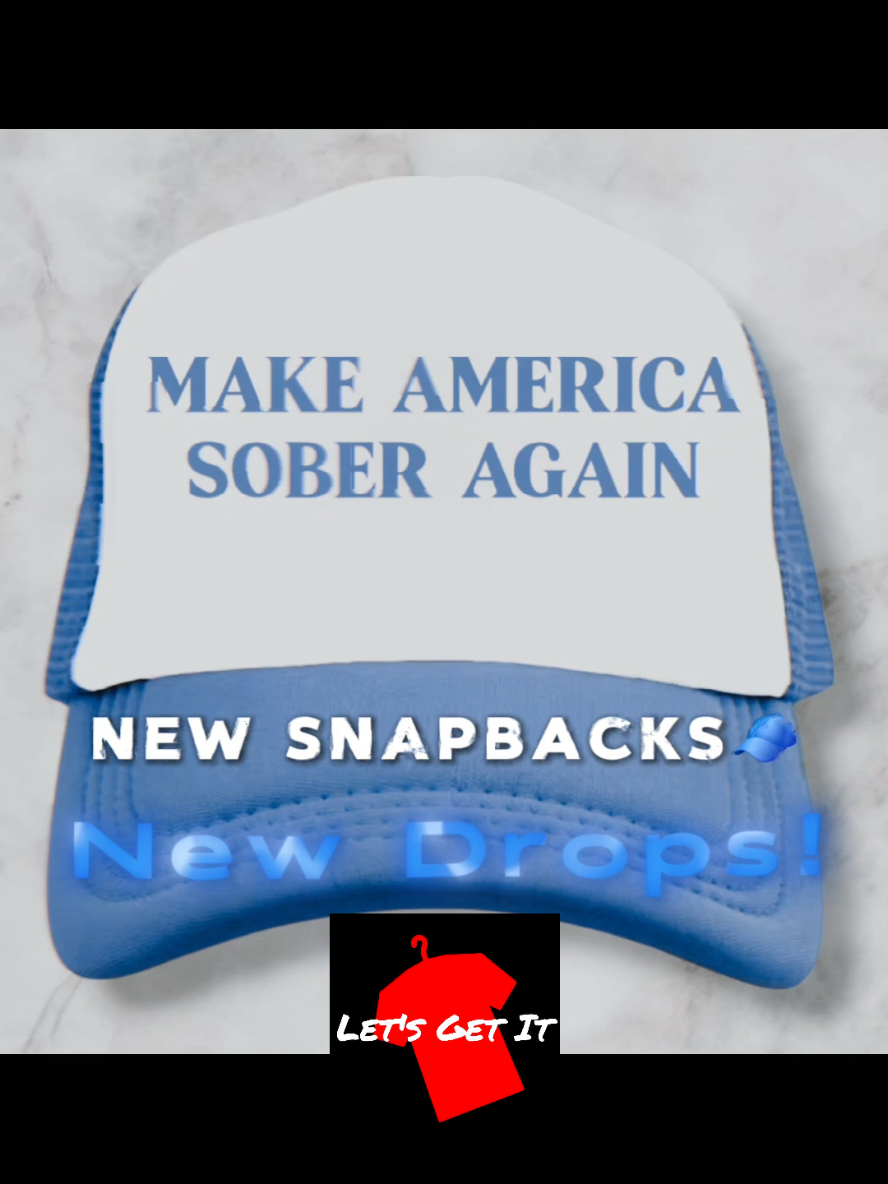 Our MASA (Make America Sober Again) Snapbacks Are Here‼️🧢 🛒🧢-SHOP All Our Sober Snapbacks & More:⬇️ www.LetsGetItTshirts.Store  📦-Every Order Receives A Free Gift 🎁 and Helps Fund Our, SoberSuccess 🤝 Outreach, Giving Back To The Community and Advocating for Recovery!❤️ #MASASnapback #MakeAmericaSoberAgain #LetsGetItTshirts #EmpoweringApparel #RecoverOutLoud 