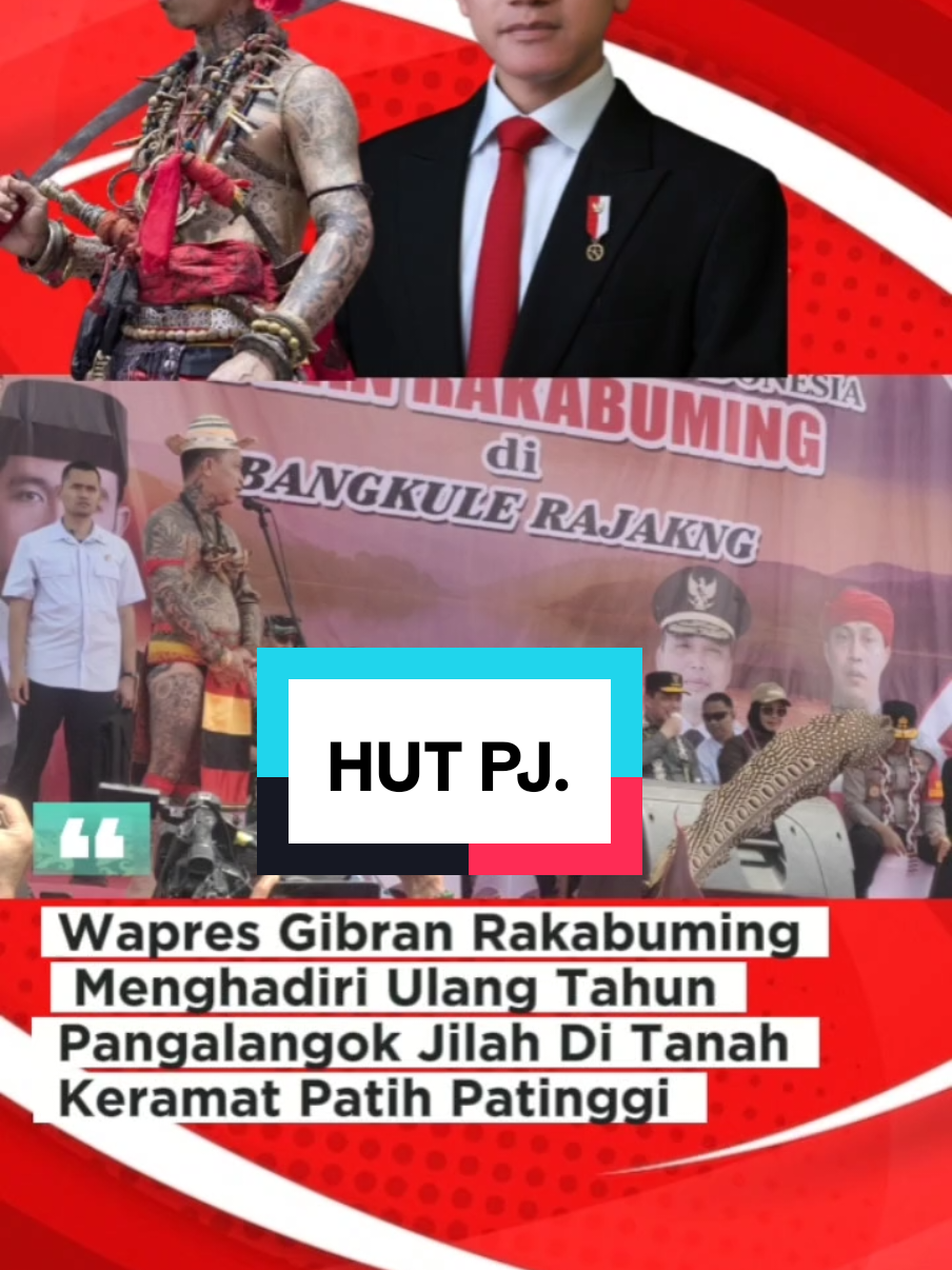 HUT Panglima Jilah Kedatangan Wapres Gibran... #panglimajilah #dayakviral #gibranrakabuming #mangguni #fypシ゚viral 