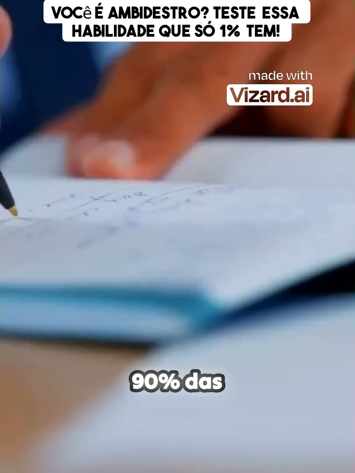 #Você é ambidestro_ Teste essa habilidade que só 1% tem!